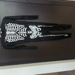 Rubie's Black and White Skeleton Kids Costume - Size M BNWOT